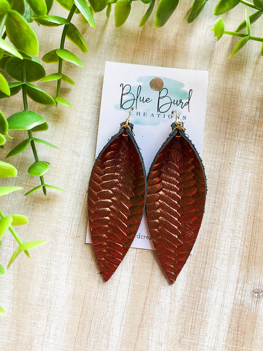 Bronze Weave Skinny Petals