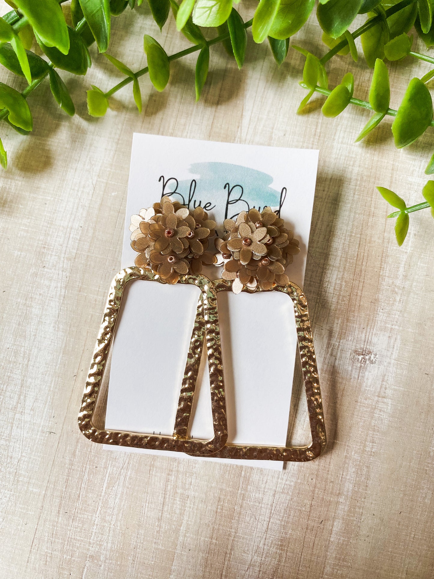 Enchanted Flower Hoops