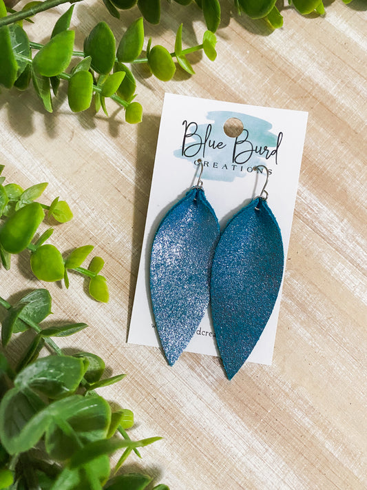 Aqua Shimmer Skinny Petals