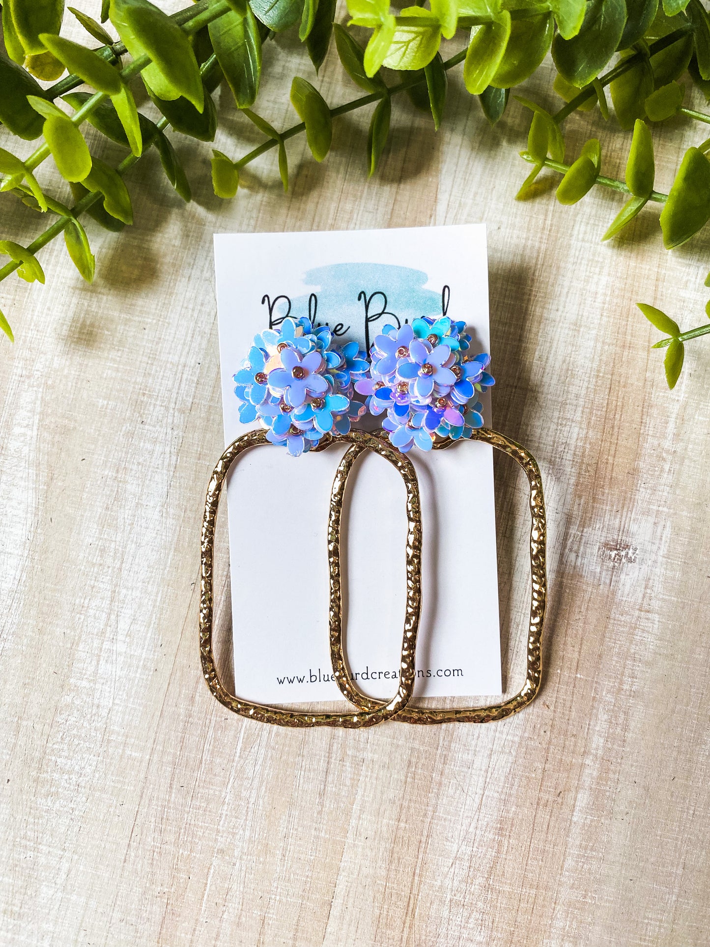 Enchanted Flower Hoops