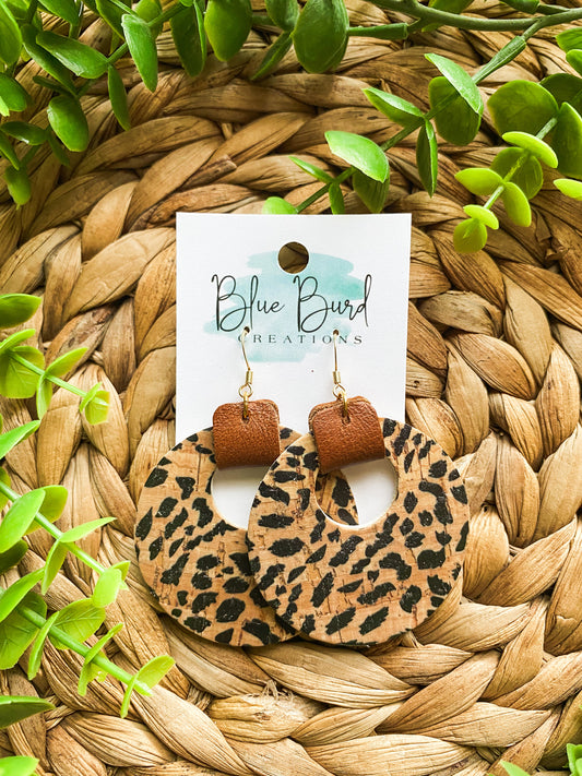 Cheetah Cork Hoops