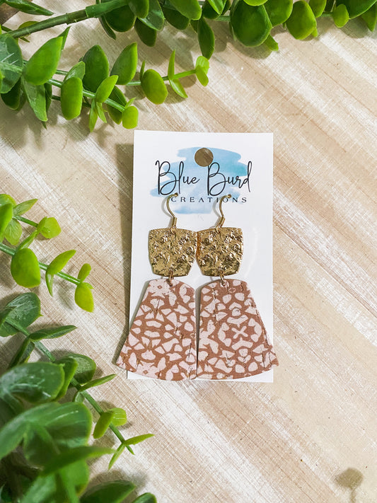 Tan Patterned Mini Bellas