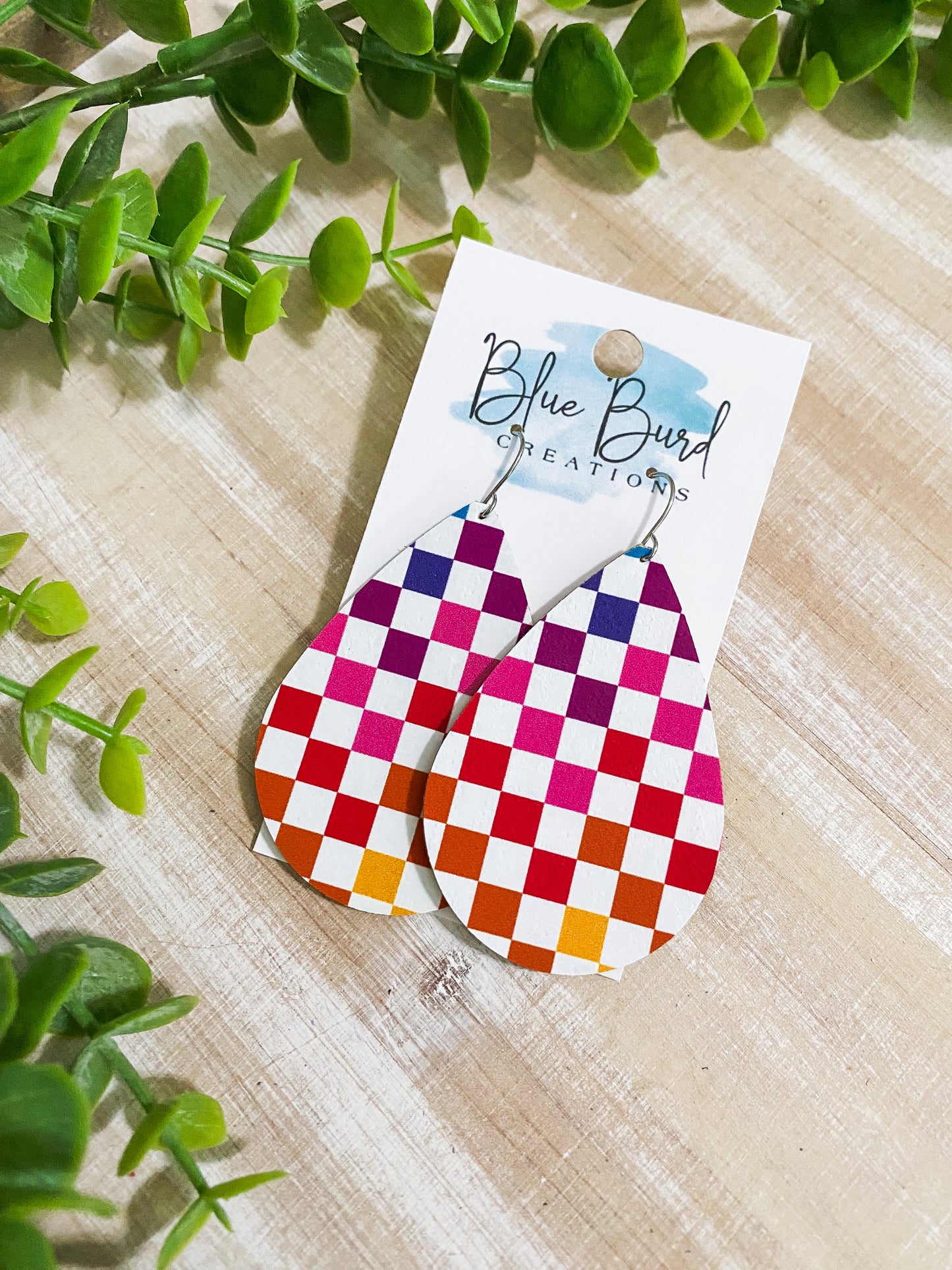 Checkered Teardrops