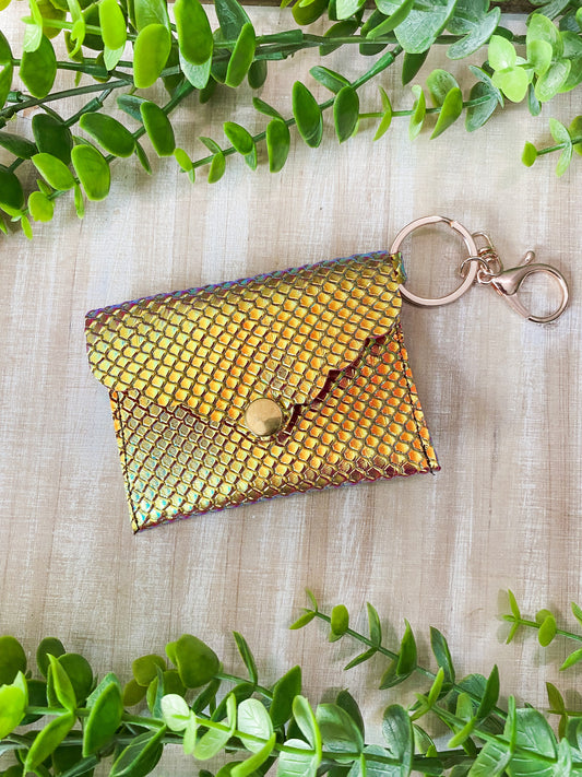 Yellow & Pink Iridescent Scales