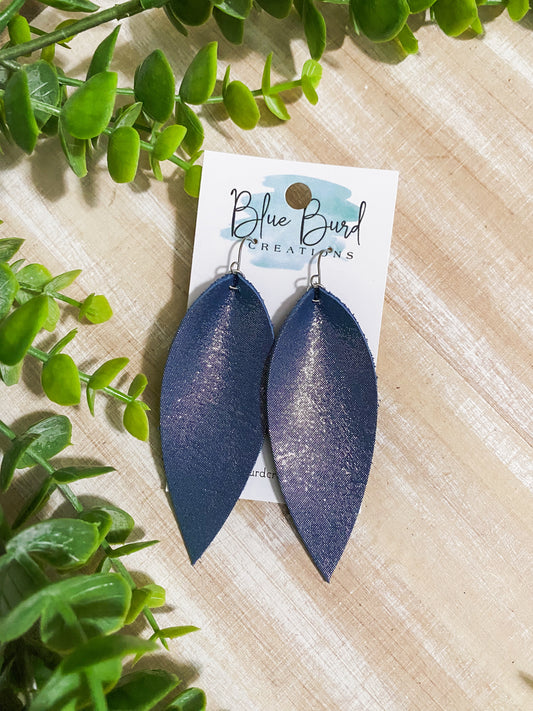 Denim Shimmer Skinny Petals