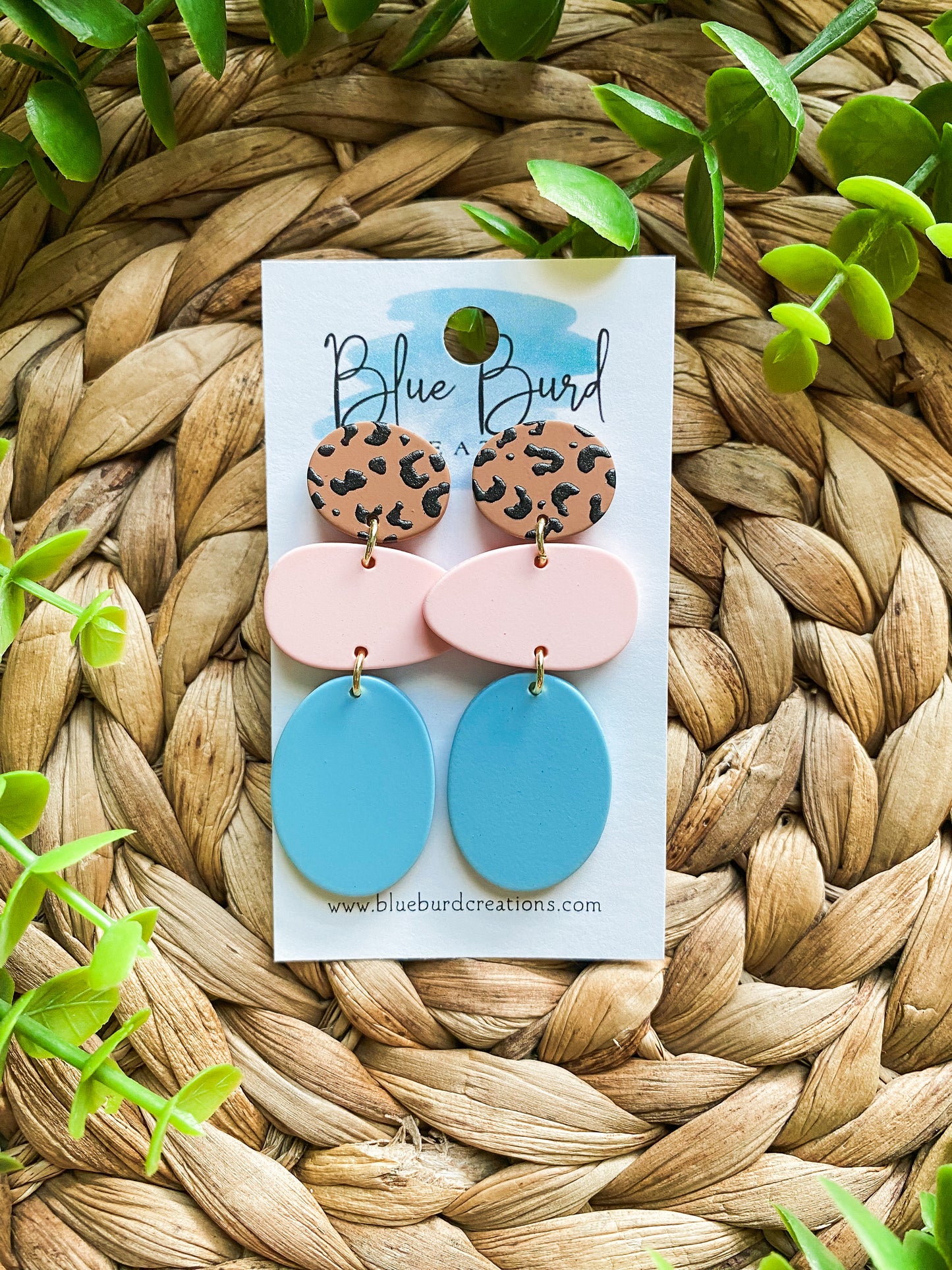 Blush, Blue, and Leopard Geos