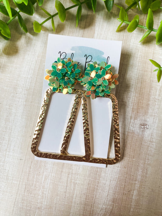 Enchanted Flower Hoops