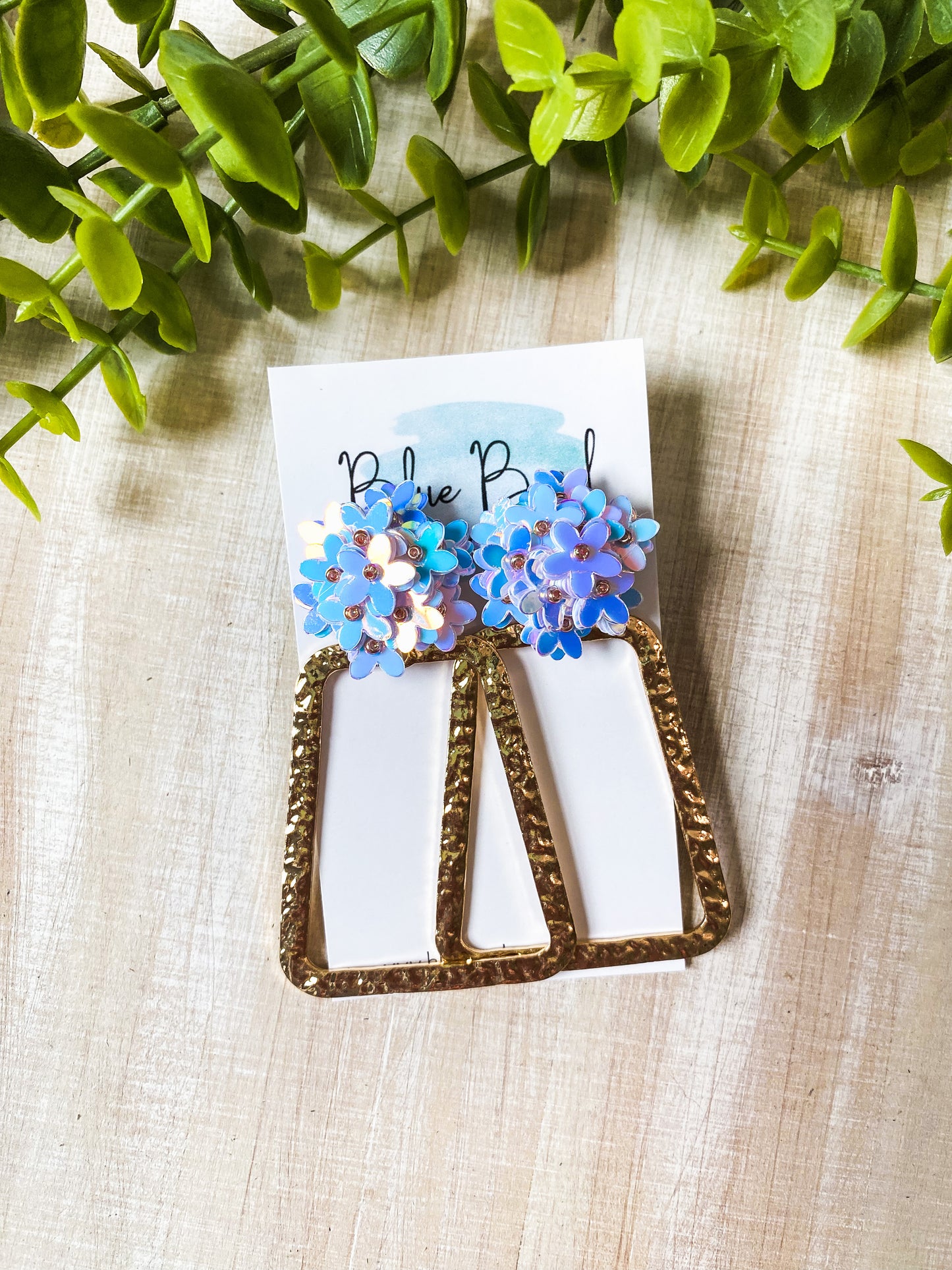 Enchanted Flower Hoops