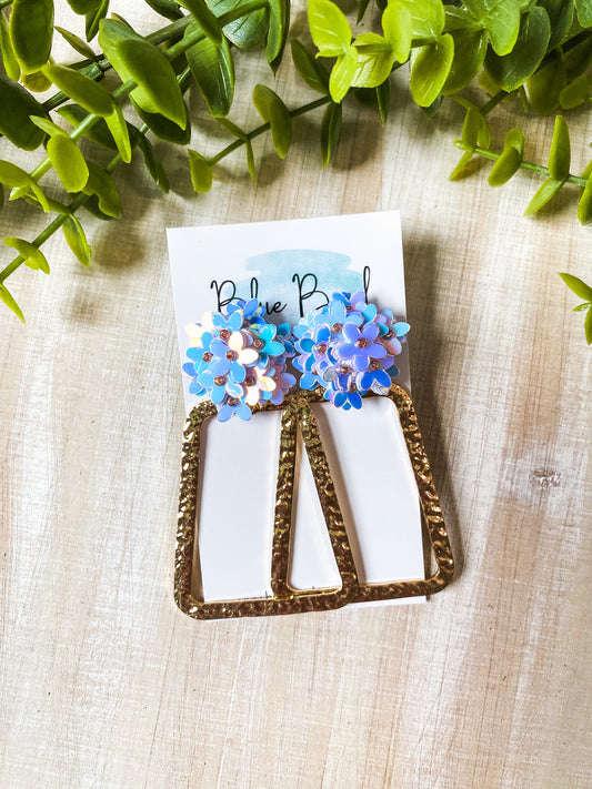Enchanted Flower Hoops