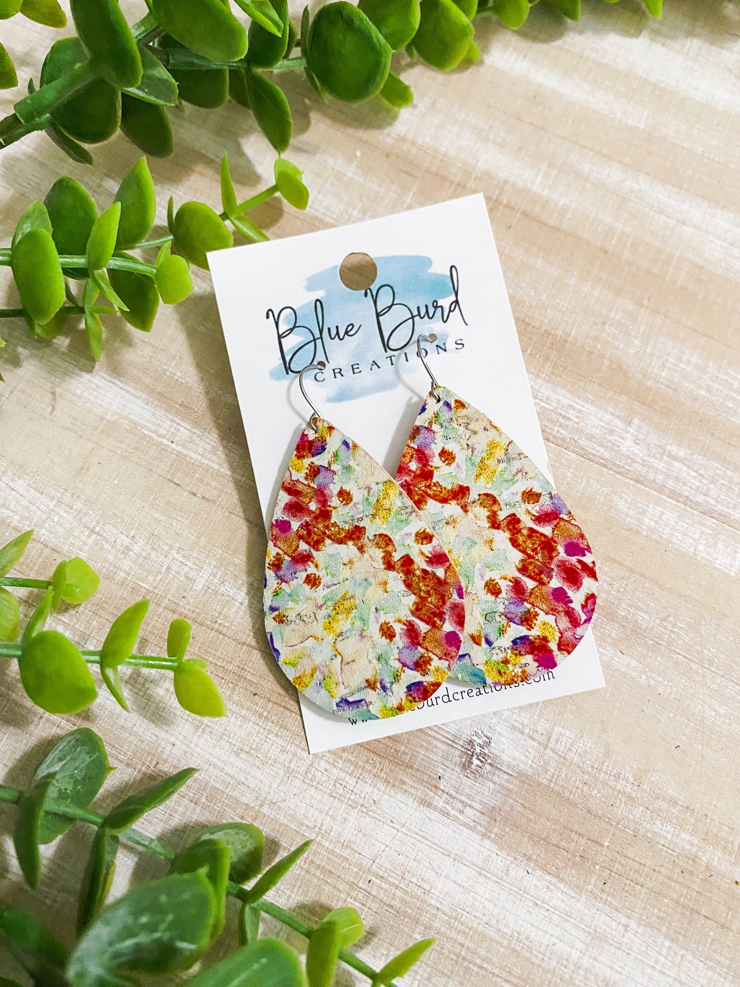 Hydrangea Cork Teardrops