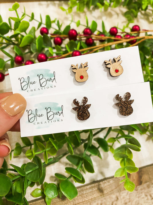 Reindeer Studs