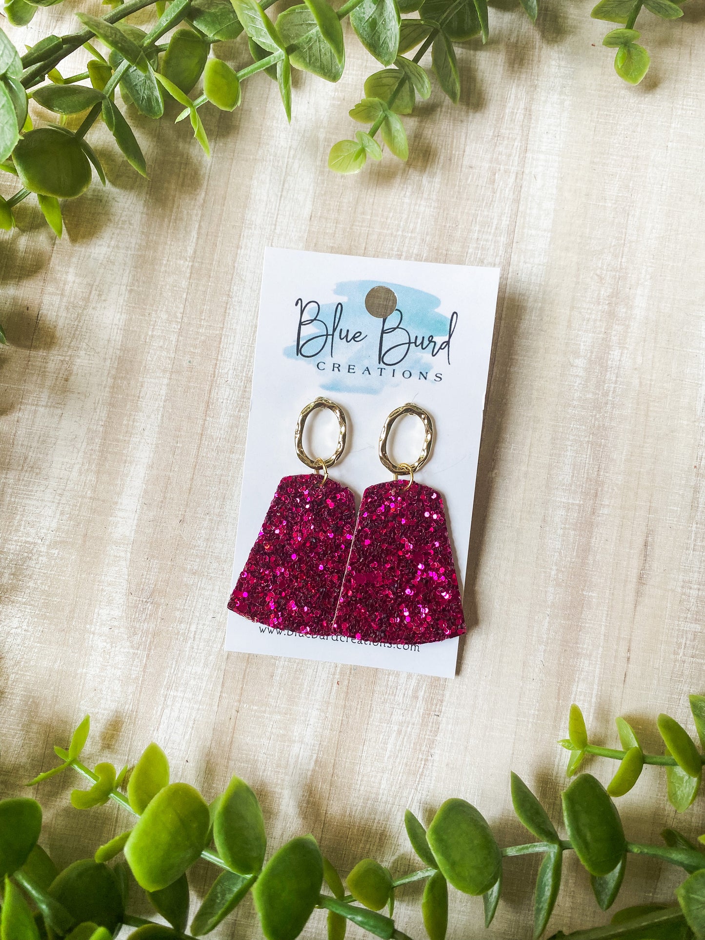 Raspberry Glitter Mini Bellas