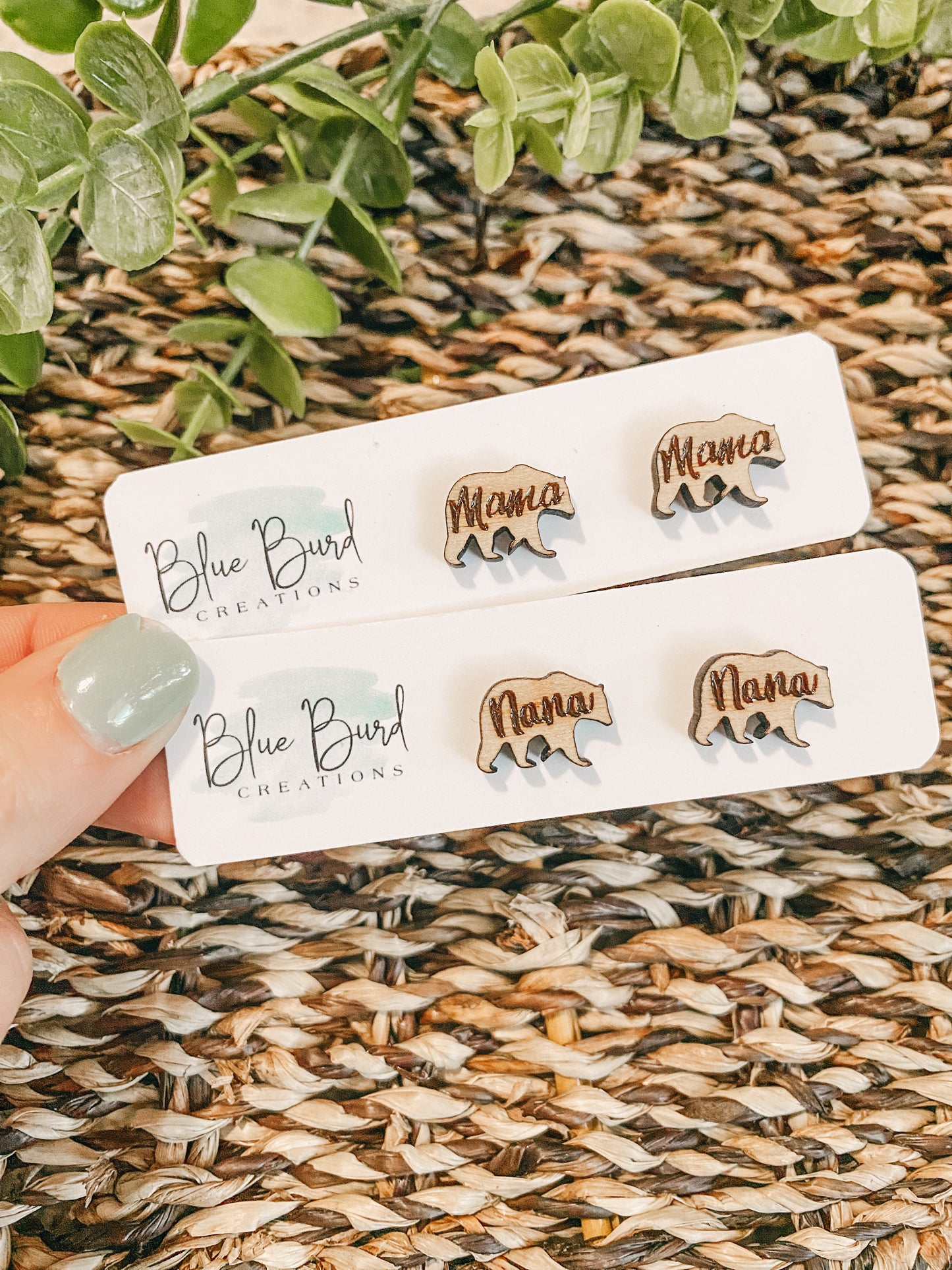 Mama/Nana Bear Studs