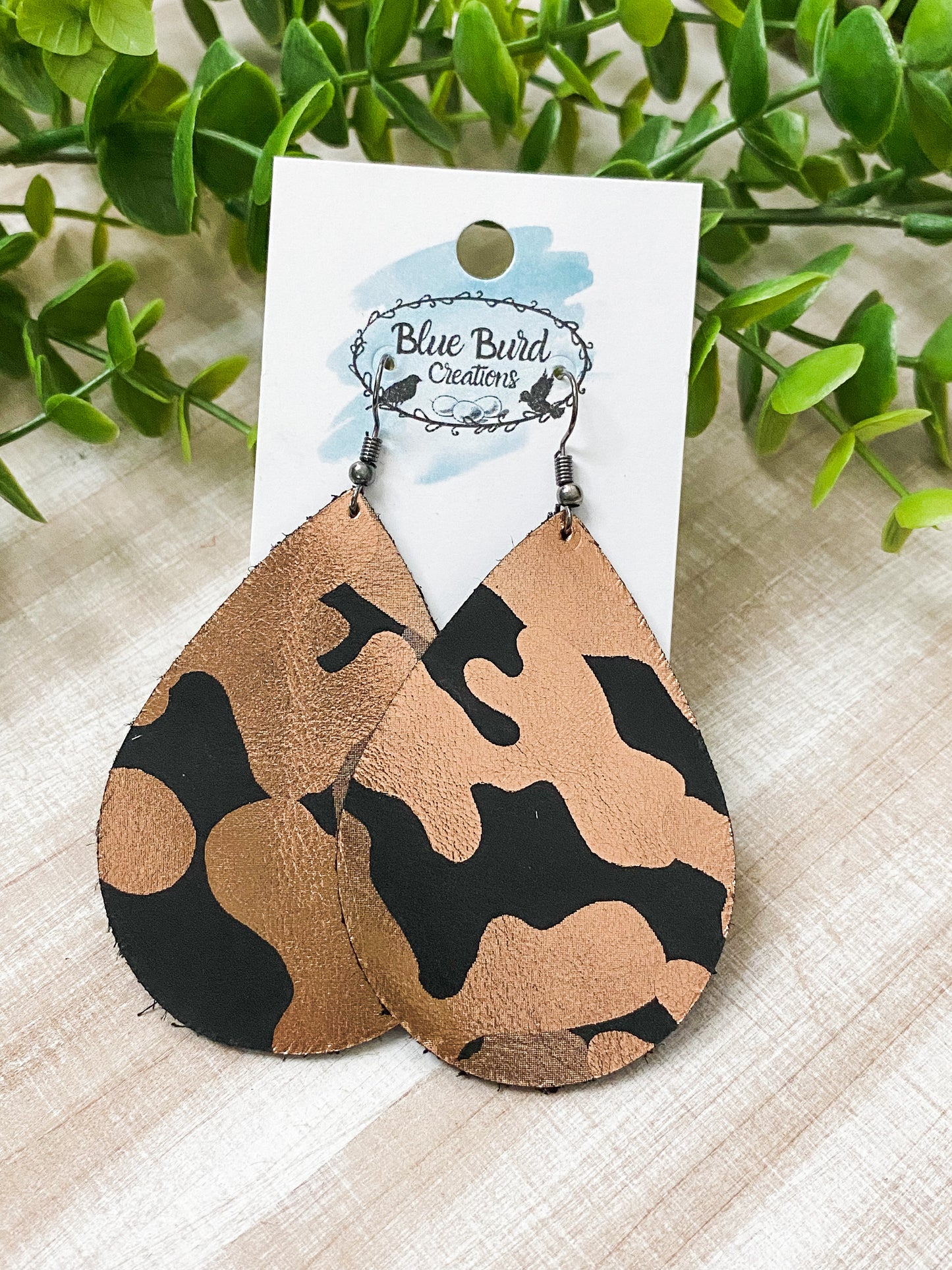 Rosegold Camo Teardrops