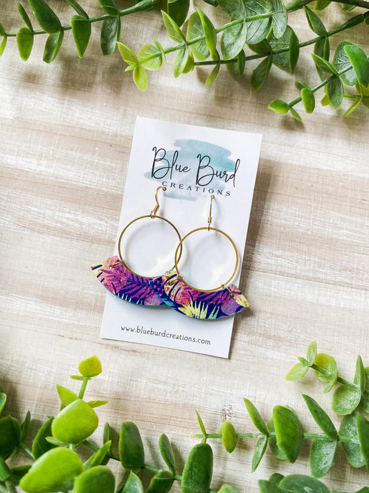 Vibrant Tropical Hoop Bars