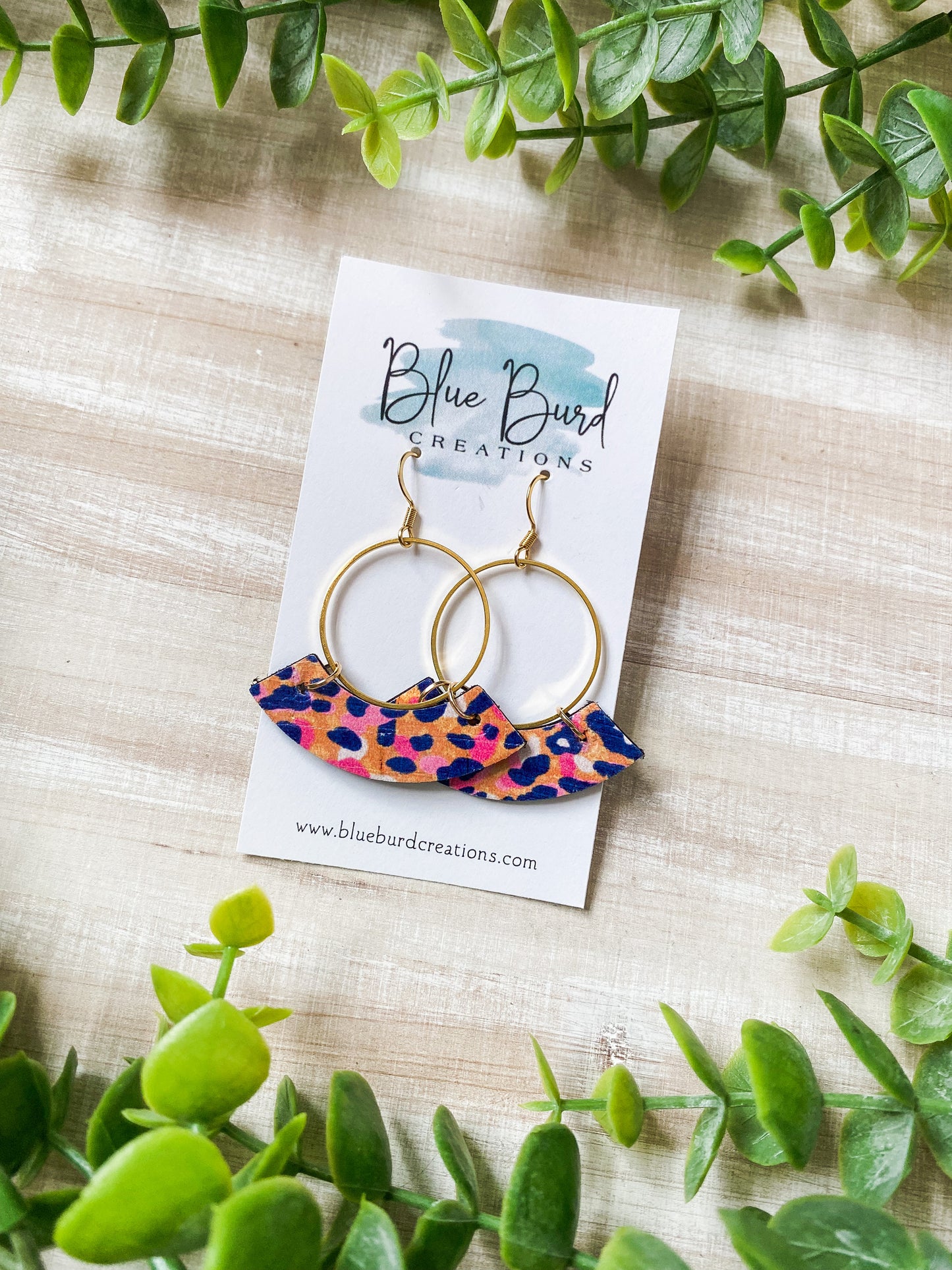 Vibrant Leopard Hoop Bars