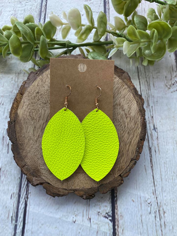 Neon Yellow Leathers