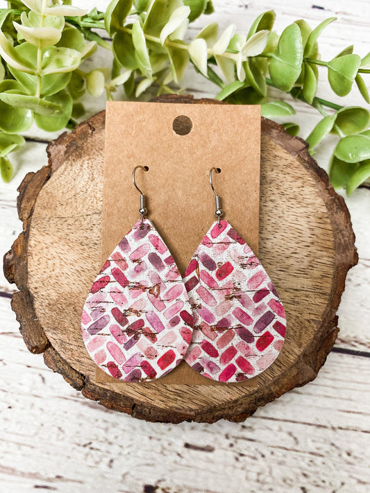 Perfectly Pink Cork Teardrops