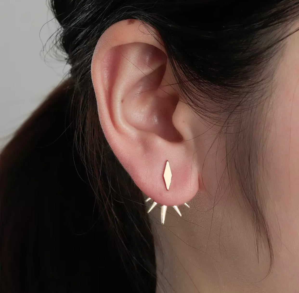 Spike Ear Jacket Studs