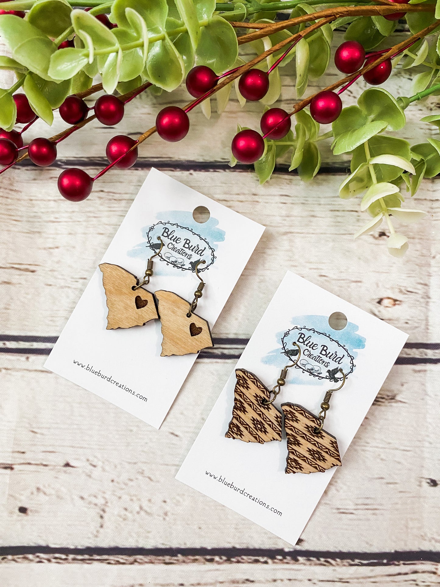 Carolina Wooden Dangles