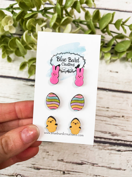 Easter Trio Studs