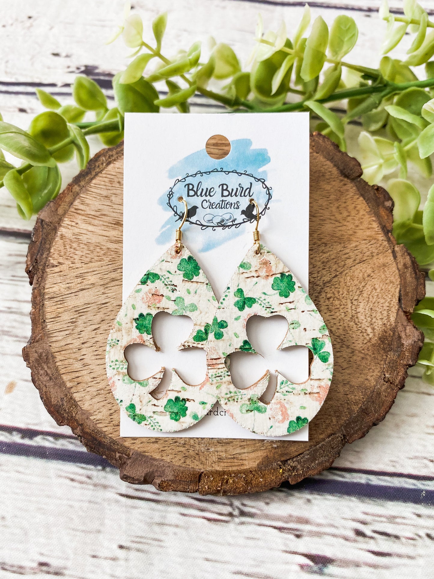 Pastel Clover Clover Cork Teardrops
