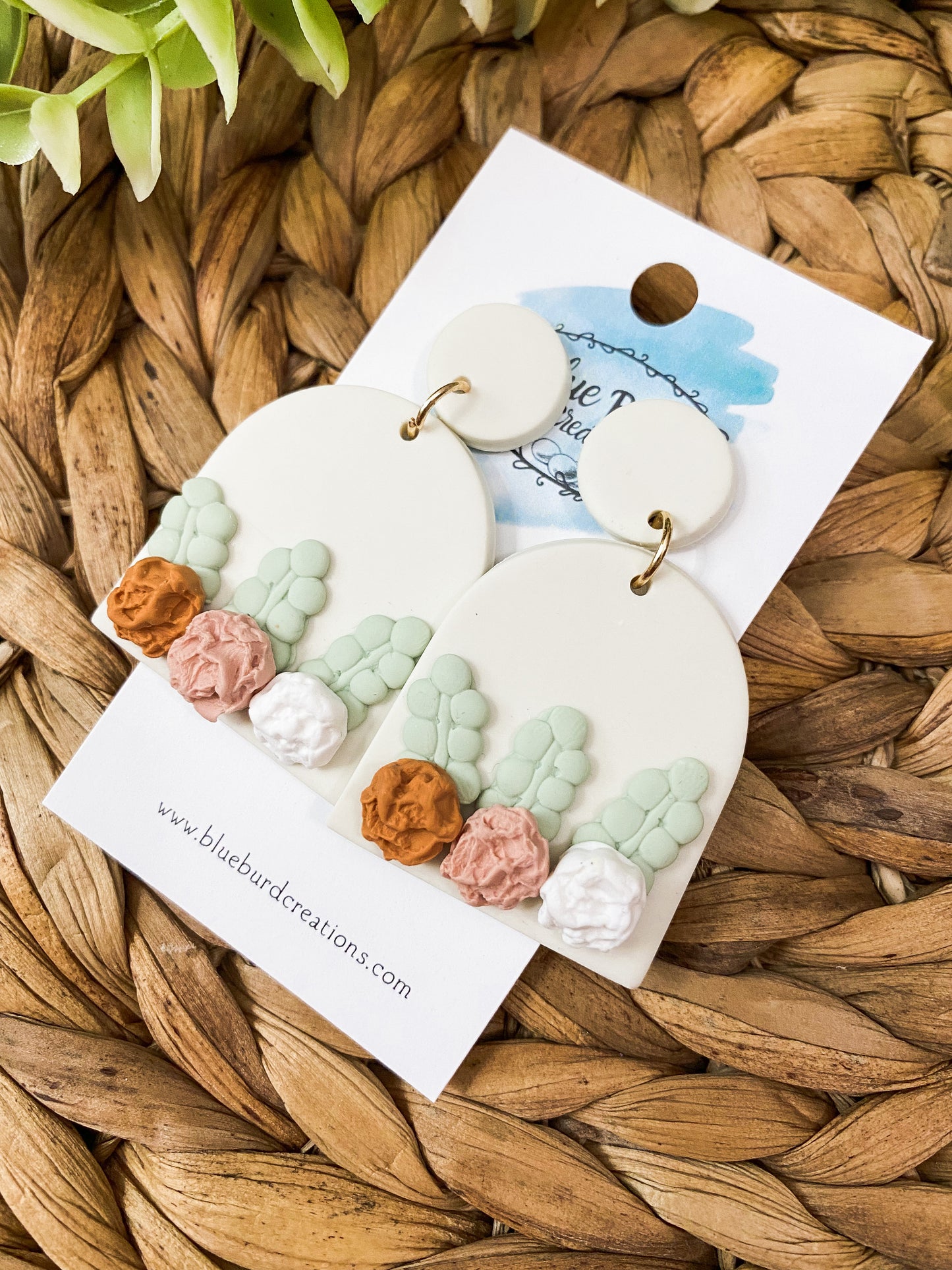 Stone Boho Arched Florals