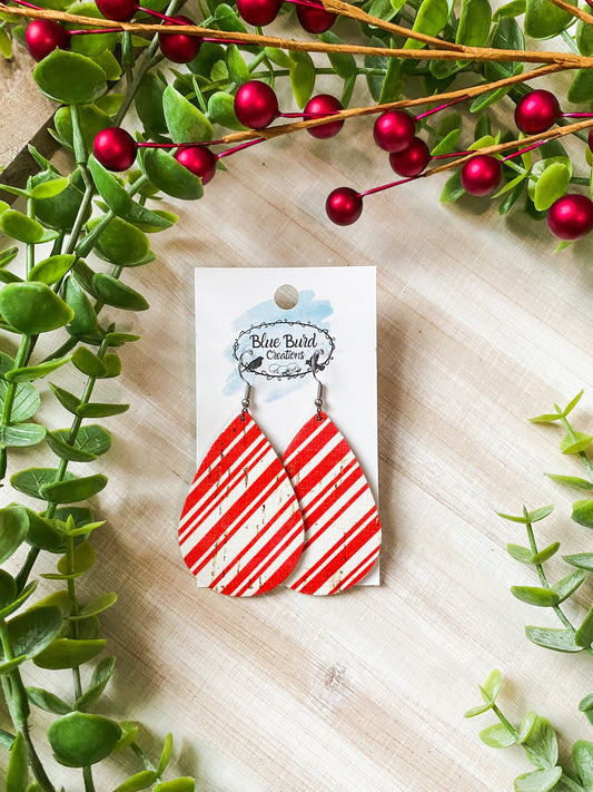 Candy Cane Teardrops