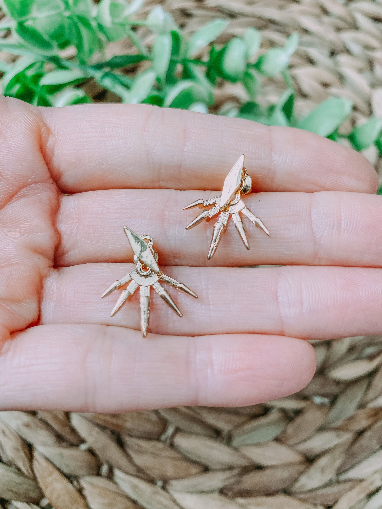 Spike Ear Jacket Studs