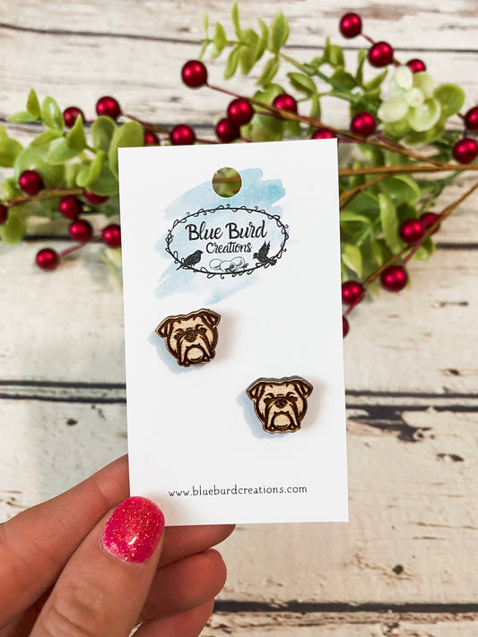 Wooden Bulldog Studs