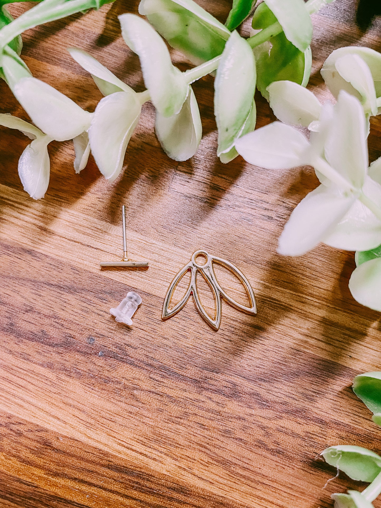Petal Ear Jacket Studs