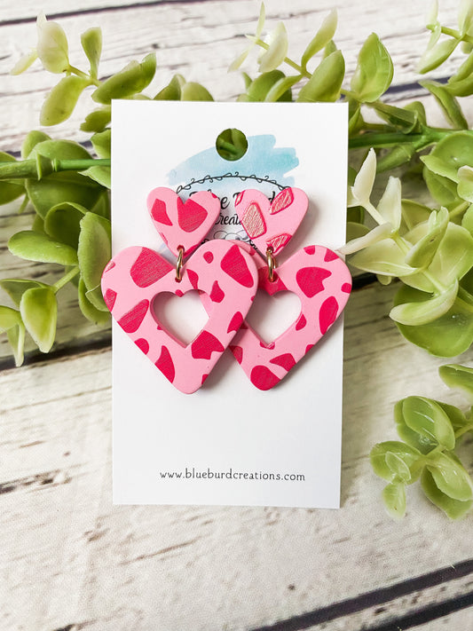 Double Heart Acrylics