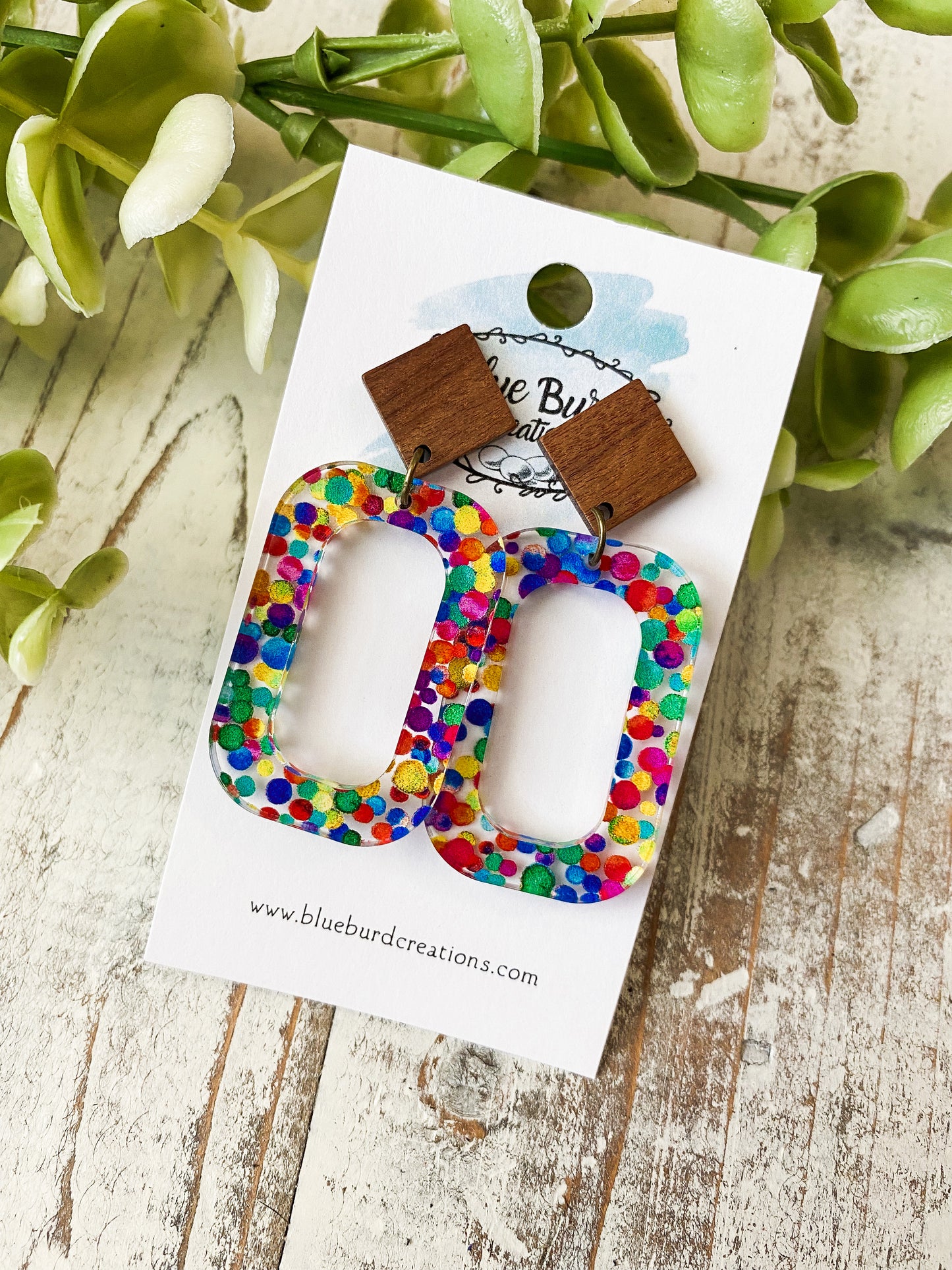 Rainbow Dot Acrylics