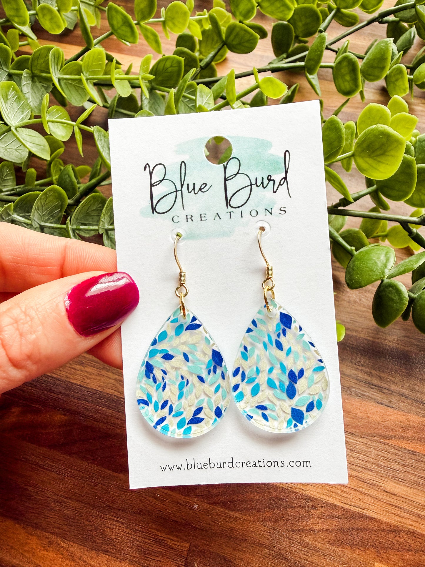Floral Acrylic Drops