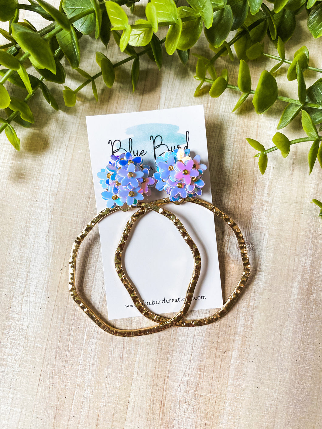 Enchanted Flower Hoops