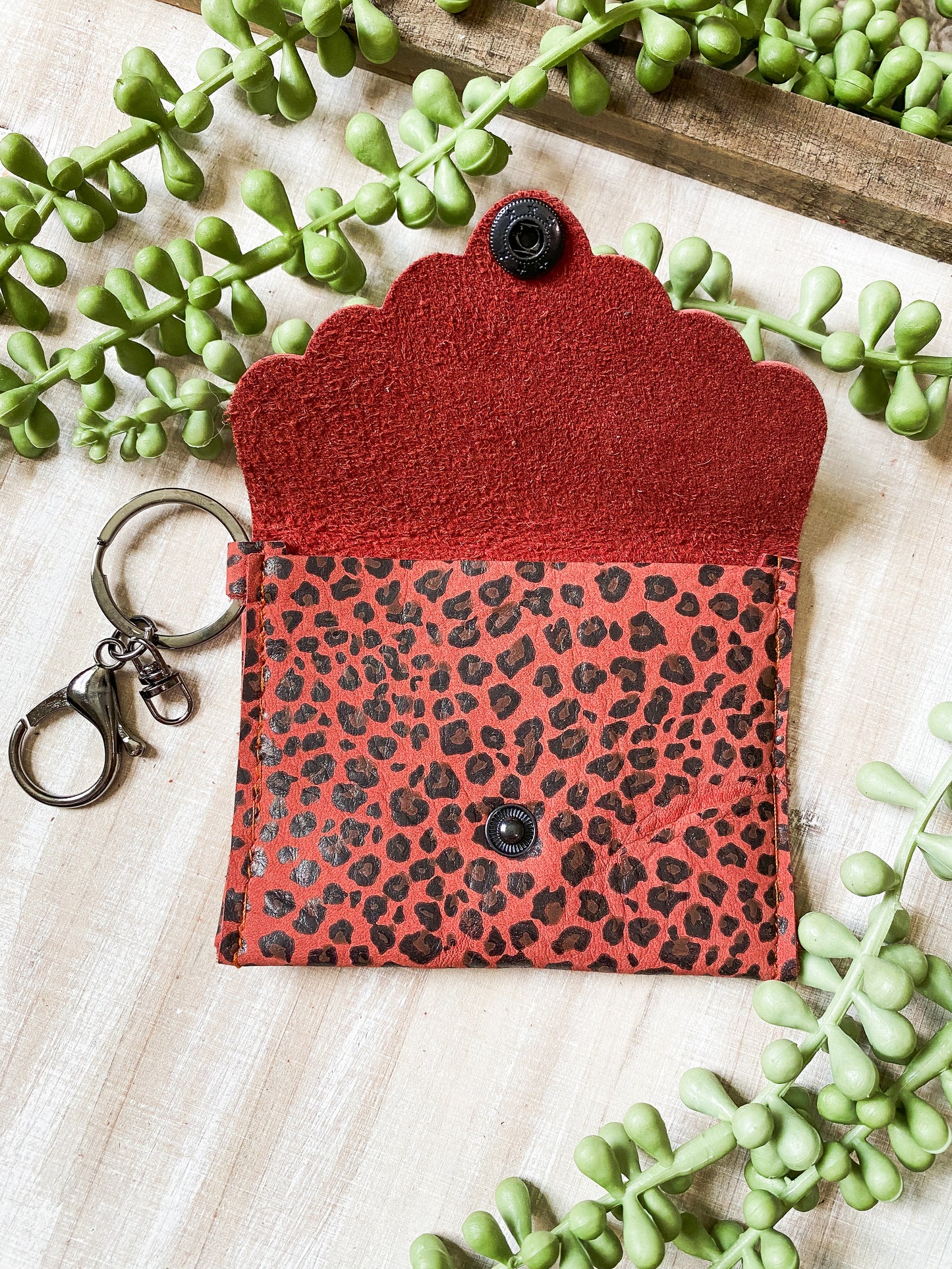 Red Leopard Print
