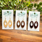 Oval Acrylic Drops