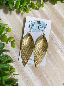 Gold Snakeskin Skinny Petals