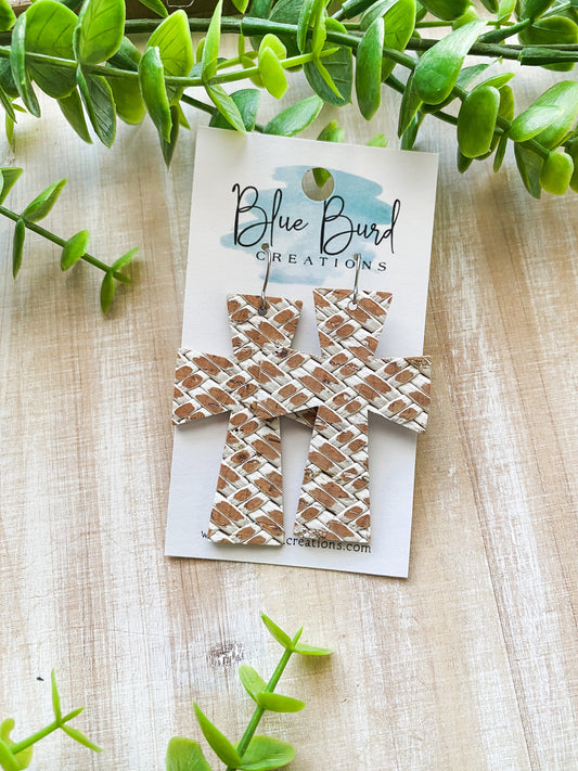 Distressed Weave Crosses