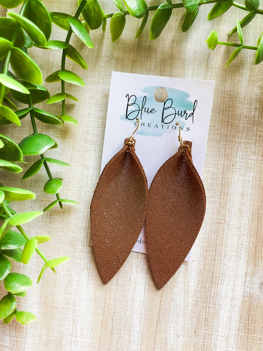 Mocha Shimmer Skinny Petals