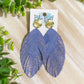 Baby Blue Suede Feather