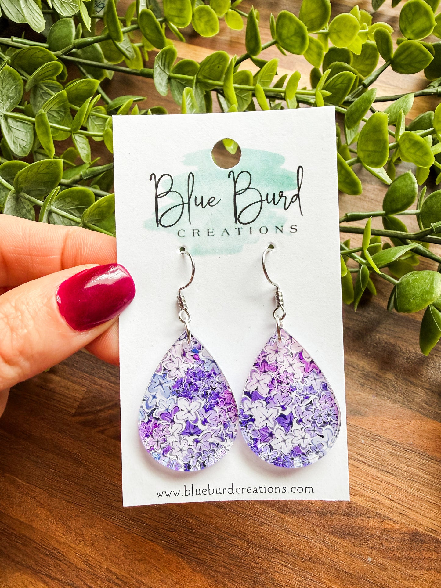Floral Acrylic Drops