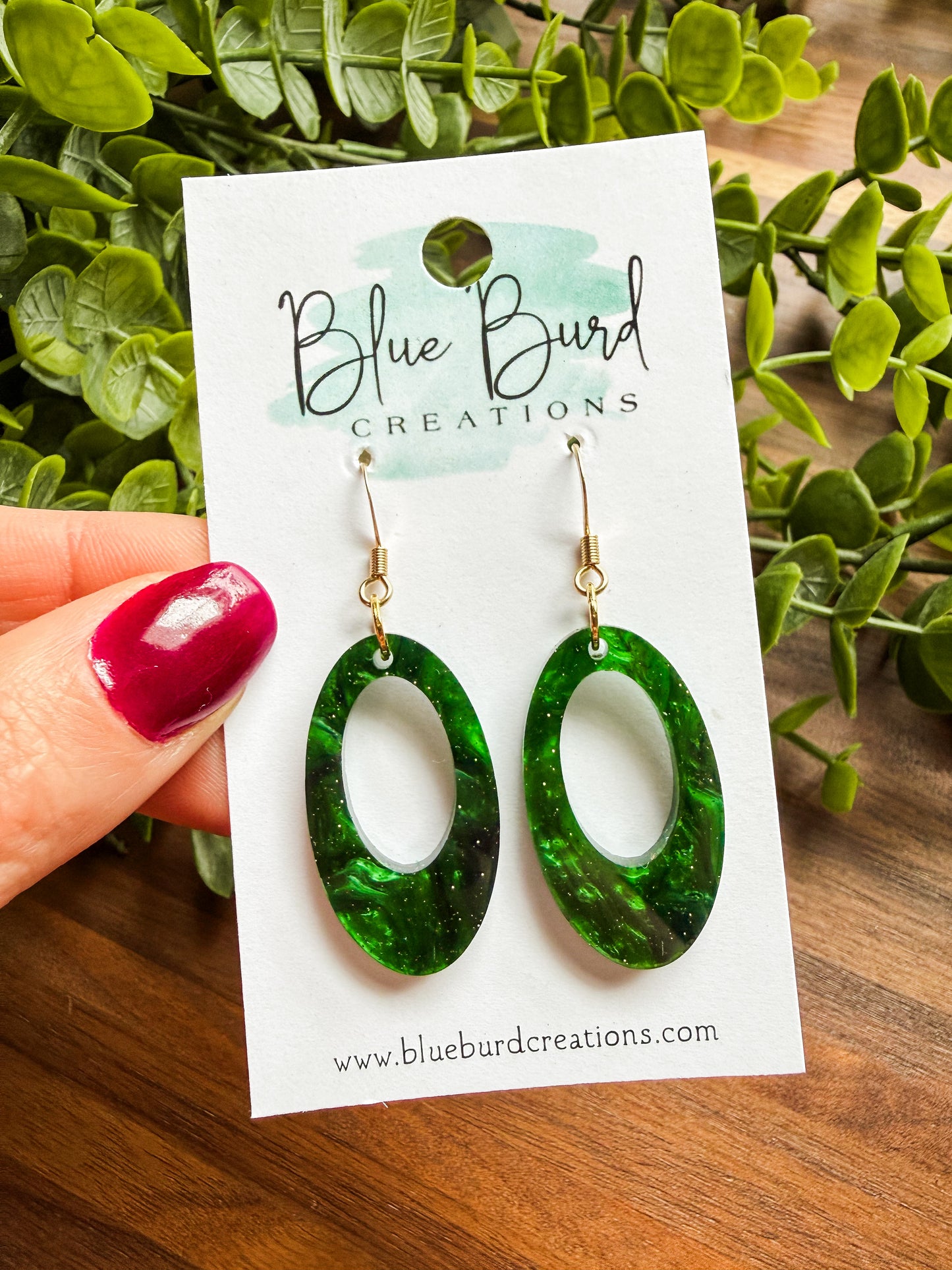 Oval Acrylic Drops