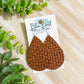 Brown Weave Teardrops