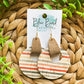 Sunset Stripes Cork Hoops