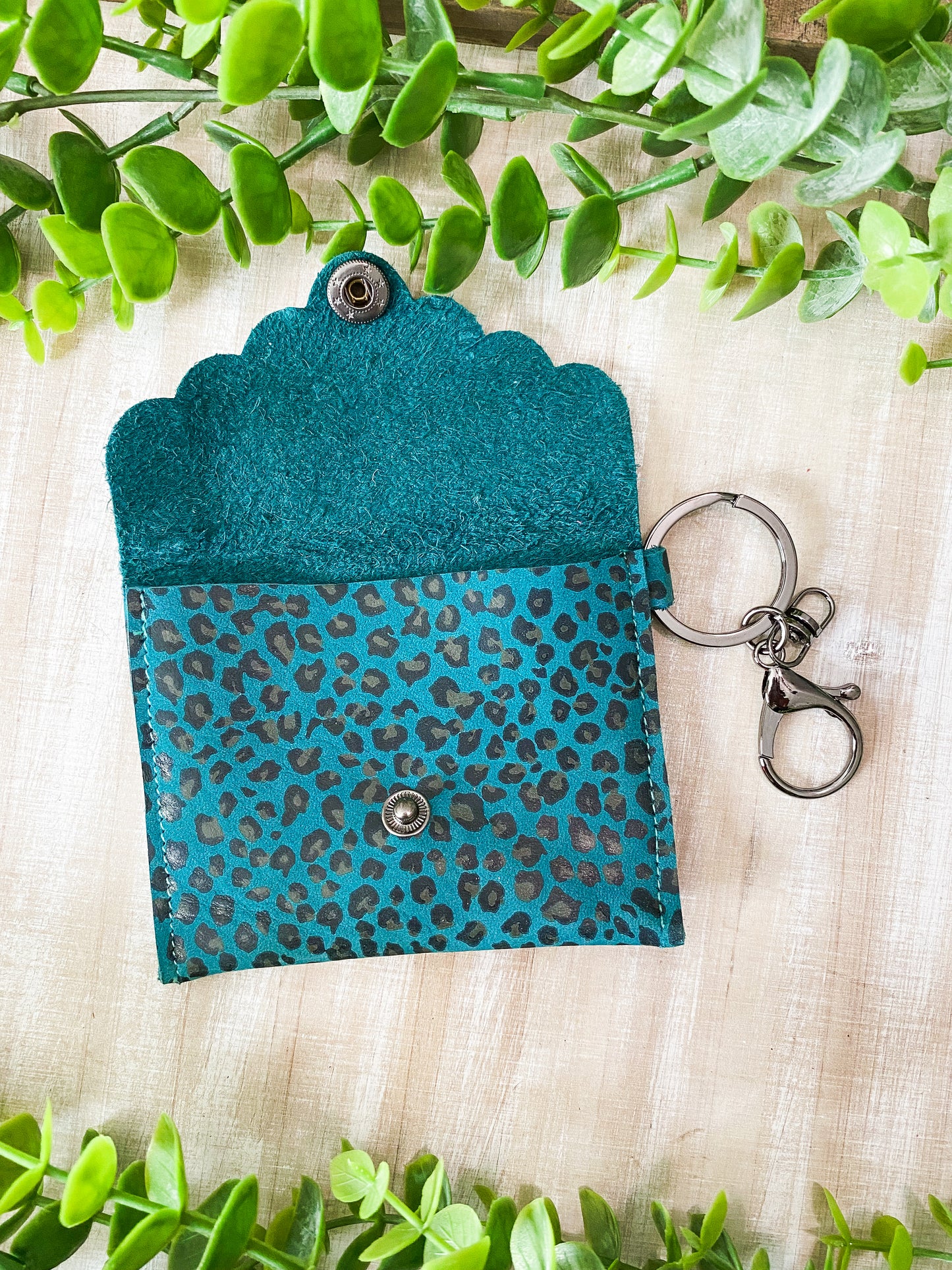 Teal & Leopard