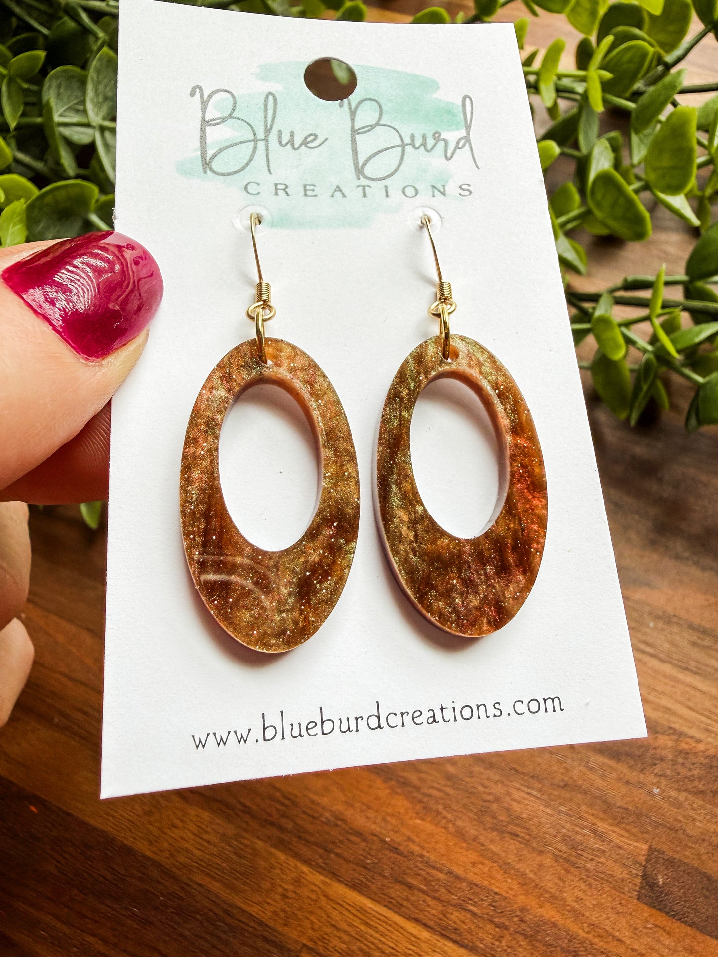 Oval Acrylic Drops
