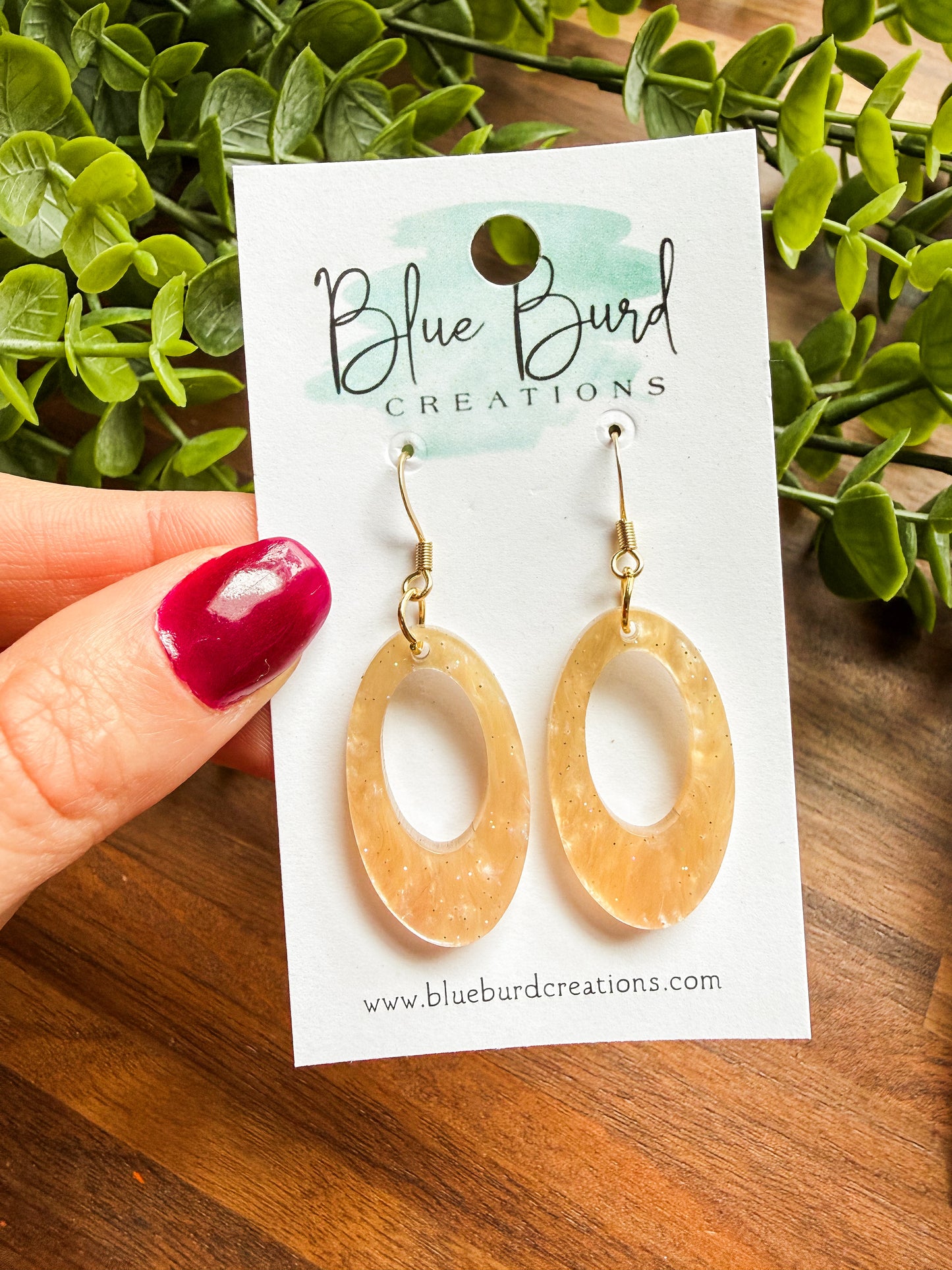 Oval Acrylic Drops