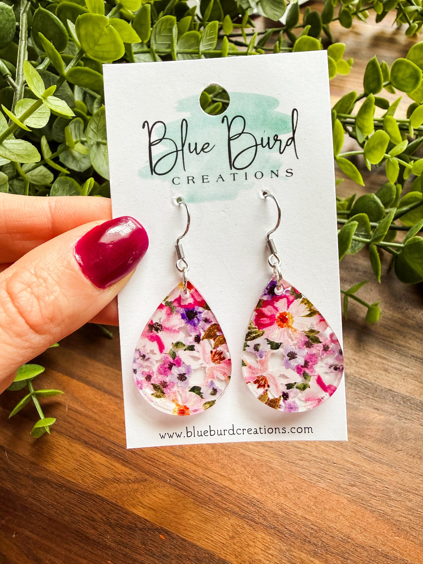 Floral Acrylic Drops