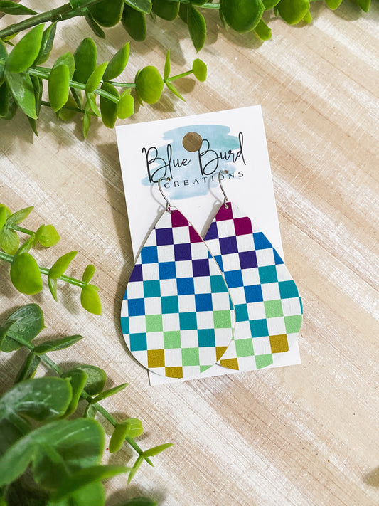 Checkered Teardrops